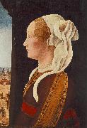 Portrait of Ginevra Bentivoglio Ercole de Roberti